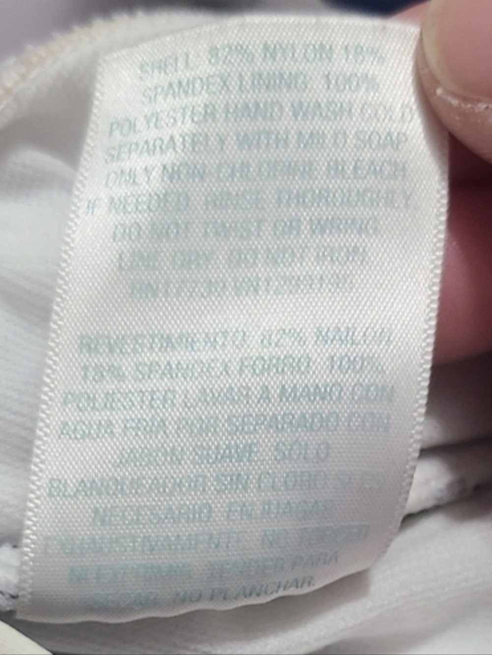 Kona Sol Size M One Piece Swimsuit Striped Nautical Navy White Strappy Back - Picture 4 of 4